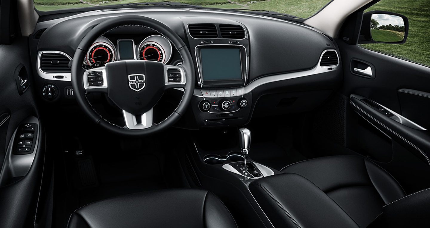 2018 Dodge Journey Front Driving Navigation Interior